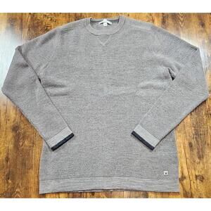 Smartwool Sweater Mens Medium Gray Crewneck Wool Blend Knit Pullover